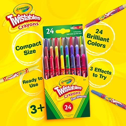 Crayola Twistables Crayons for Kids (24ct) Cute School Supplies for Toddlers, Preschool, Kindergarten, Elementary, Gifts for Boys & Girls, Ages 3, 4, 5 - Image 5
