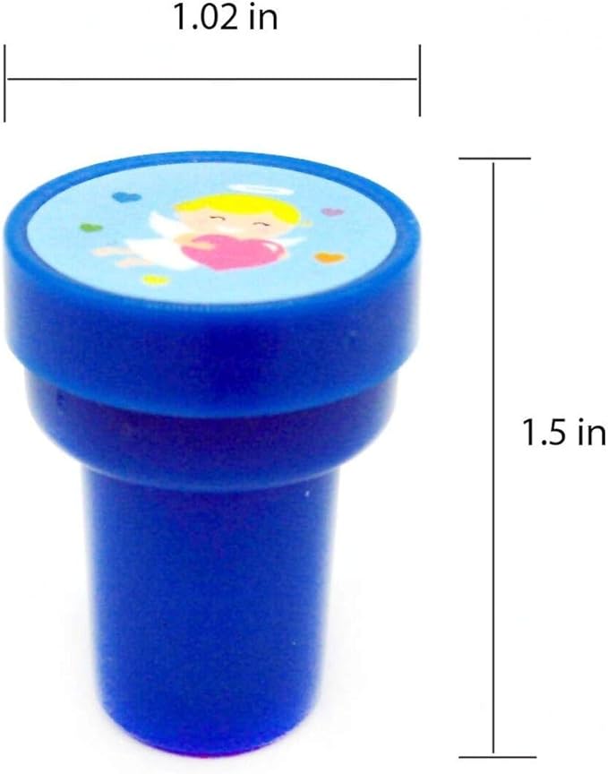 TINYMILLS 50 Pcs Religious Stampers for Kids – Assorted Christian Self Inking Stamps, Religious Prizes, Carnival Prizes, Vacation Bible School VBS, Sunday School & Church Event Giveaways