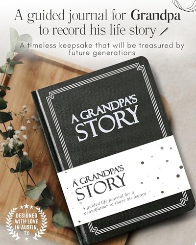 Grandpa's Life Story Journal (Hardcover): A Meaningful Keepsake for Grandpa to Share His Journey & Memories, Book Includes 250+ Prompt Questions, Sentimental Gift for Father's Day, Birthday, Christmas - Image 3