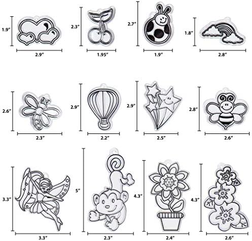 Made By Me Assorted Window Art Refill Pack, 12 Paintable Suncatchers, Window Paint Sold Separately, DIY Arts & Crafts, Arts and Crafts Idea, Craft Kits for Kids, Kids Crafts, Suncatcher Kit For Kids - Image 3