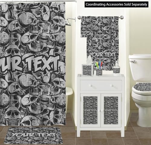 YouCustomizeIt Personalized Skulls Waste Basket - Double Sided (White) - Image 3