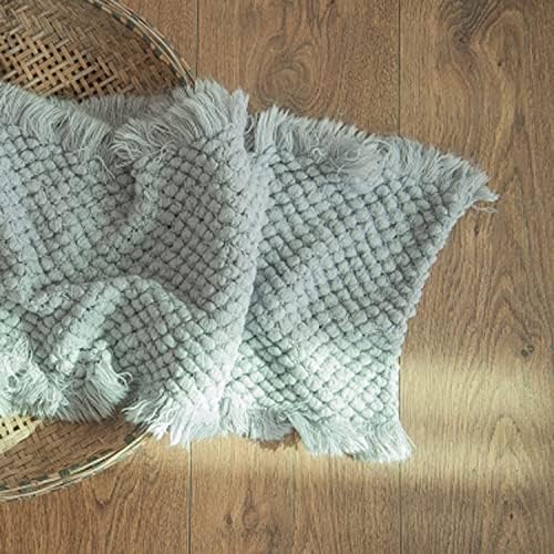 Zeroest Newborn Baby Photography Props Basket Filler Blanket (Gray) - Image 5
