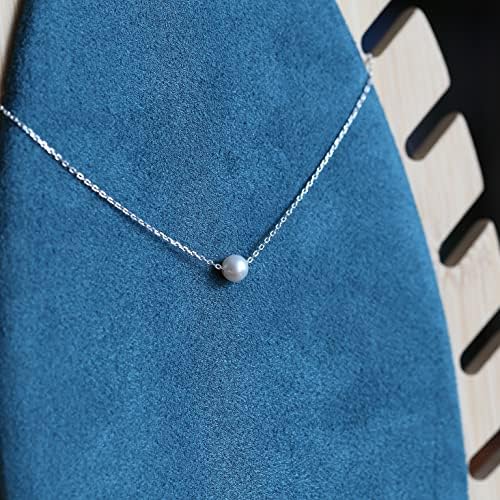 Graduation Gifts for College Girls, Freshwater Cultured Pearl Pendant with Sterling Silver Adjustable Cable Chain, High School Graduate Gifts Ideas for Best Friend, Daughter, Granddaughter, Sister - Image 3