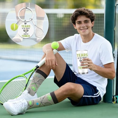CRASHOT Tennis Gifts for Women and Men, Tumbler Gift Set for Tennis Players - Image 5