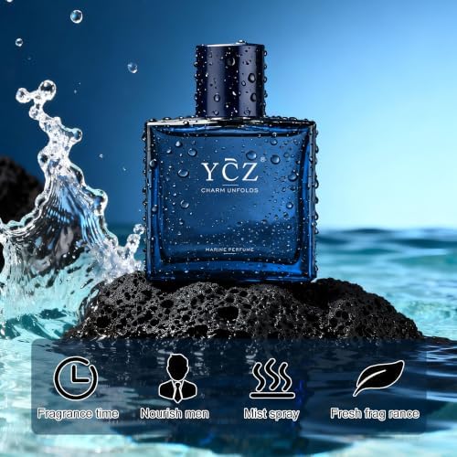 Ycz Midnight Marine Eau De Parfum For Men, 1.7 Fl Oz(2Pack) - Image 2