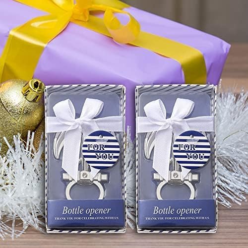 Pack of 20 Silver Nautical Theme Anchor Beer Bottle Opener Wedding Favors,Bottle Opener Party Favors for Guest Souvenir Gift for Baby Shower Birthday Party Decorations and Supplies (anchor)