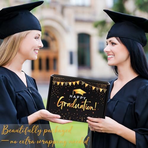 UAREHIBY 2026 Graduation Gift Box for her him,Congratulations Gift Basket,Funny College, Masters Degree, Phd, Nursing & Nurse, High School Grad Gifts for Women Men, Graduation Party Decorations - Image 7