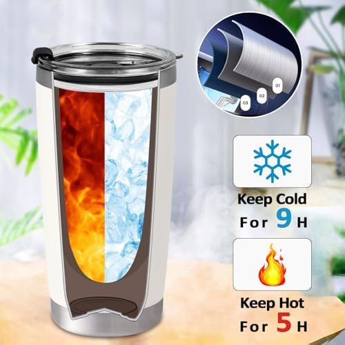 Lifecapido 2026 Graduation Gifts, A Sweet Ending to a New Beginning Class of 2026 20 oz Tumbler with Bookmark, High School College Masters Degree PhD Graduation Gifts for Graduates, Creamy - Image 7