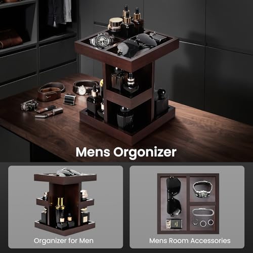 EXIN DECHEN Cologne Organizer for Men,Cologne Stand,Birthday Gifts for Men - Image 4