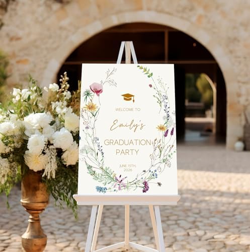 Personalized Graduation Party Welcome Sign with Photo, Boho Grad Sign, Graduation Decorations Party, Class of 2026 Welcome Poster, Senior Party Sign, Graduation Celebration Sign#16 by CENOVACY