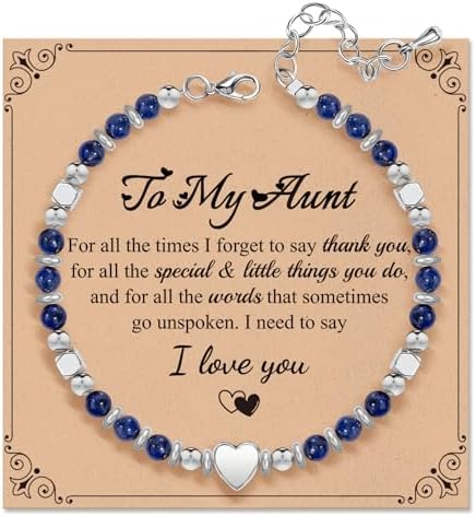 Inspirational Gifts Bracelets for Women, Healing Natural Stone Bracelets by ZOKCC