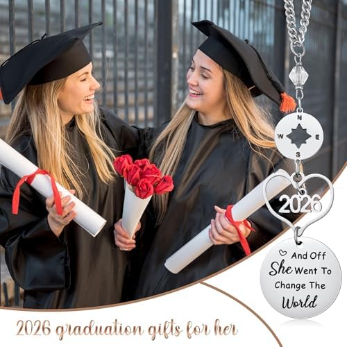 Graduation Gifts for Women Her, Class of 2026 Rear View Mirror Accessories - Image 7