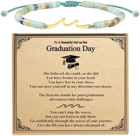 Sereney Graduation Gifts Bracelet for Her 8th Grade Graduation Bracelets by JewelryGifts