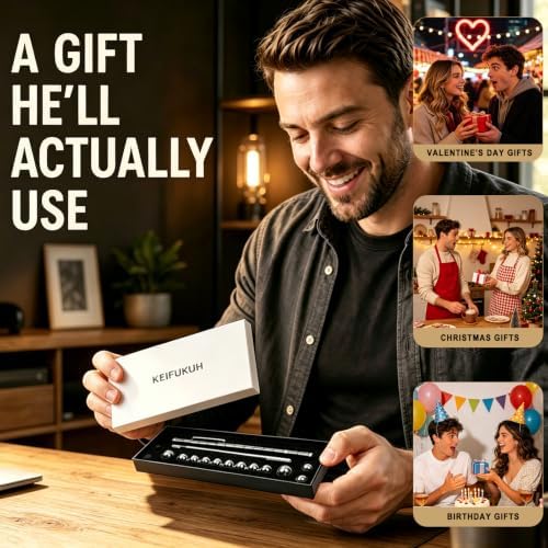 Fidget Gel Pens Gifts for Men - Stocking Stuffers for Men & Teen Boys, Fun Christmas White Elephant Secret Santa Gift Ideas for Him, Cool Novelty Birthday Gadget, Unique Valentines Day Gifts for Guys - Image 2