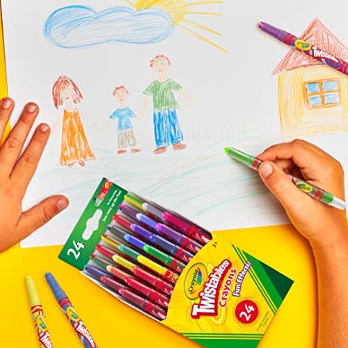 Crayola Twistables Crayons for Kids (24ct) Cute School Supplies for Toddlers, Preschool, Kindergarten, Elementary, Gifts for Boys & Girls, Ages 3, 4, 5 - Image 6