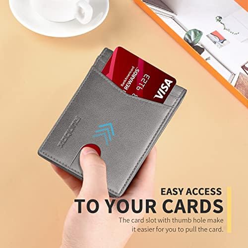 RUNBOX Wallet for Men -Slim Rfid Leather Mens Bifold Novelty Wallets 2 ID Window With Gift Box Men's Accessories - Image 4