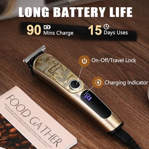 Ufree Beard Trimmer, IPX7 Waterproof Electric Razor Shavers, Gifts for Men - Image 4