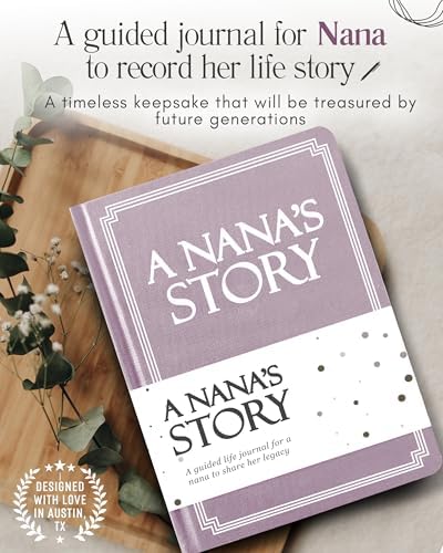 Nana's Life Story Journal (Hardcover): A Meaningful Keepsake for Nana to Share Her Journey and Memories, Book Includes 250+ Prompt Questions, Sentimental Gifts for Mother's Day, Birthday & Christmas - Image 3