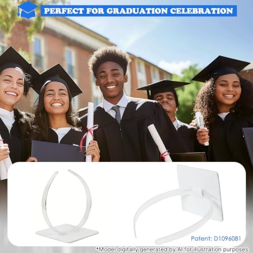 2 Pcs Clear Graduation Cap Headband for Graduation Day - Image 6