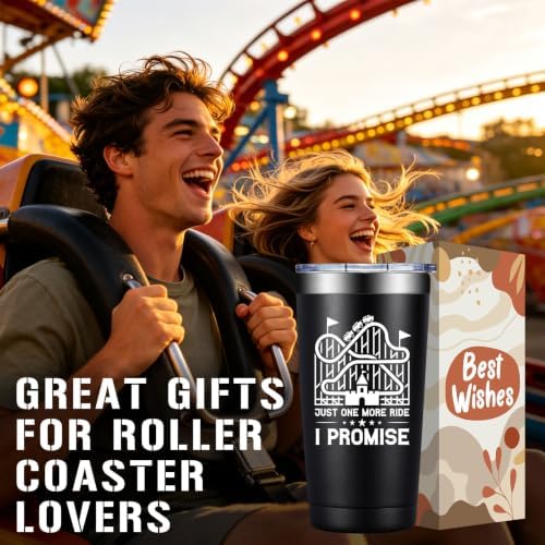 BIRGILT Roller Coaster Gifts for Men Women - 20oz Tumbler Cup - Image 2