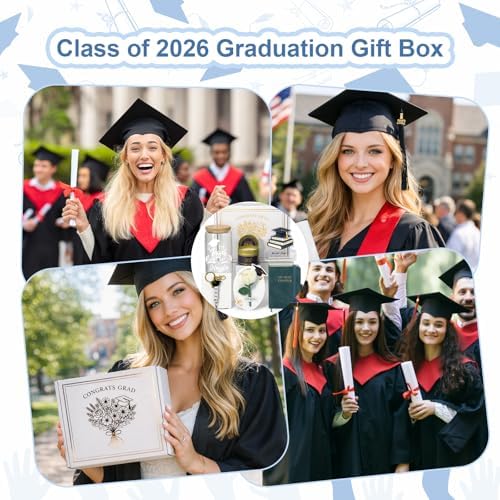 MHSMHL 2026 Graduation Gifts, College High School Graduation Gift for Him Her Girls Women, Grad Gifts Class of 2026 Graduation Gift Box - Image 7