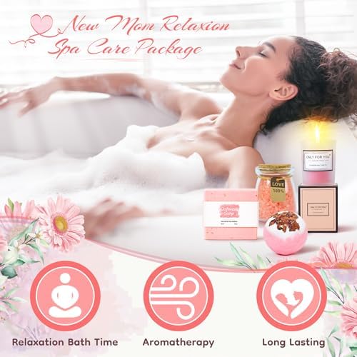 New Mom Gifts & Baby Girl Gift Set for Newborn,12PCS Baby Shower Gifts, Newborn Baby Girl Gifts,Pregnancy Gifts for Expecting Mom,New Mom Care Package After Baby, Pregnancy Gifts for Women and Baby - Image 7