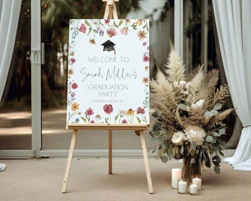 Personalized Modern Graduation Party Welcome Sign with Photo, Grad Sign, Graduation Decorations Party, Class of 2026 Welcome Poster, Senior Party Sign, Graduation Celebration Sign#13 by CENOVACY
