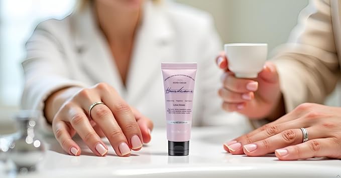 DincherBel 6 Pack Travel Size Hand Cream Set - 1 oz Moisturizing Lotion for Dry Cracked Hands, Lotus Dream Scented Hand Lotion Gift for Women, Nurses, Teachers, Bridesmaids Gifts