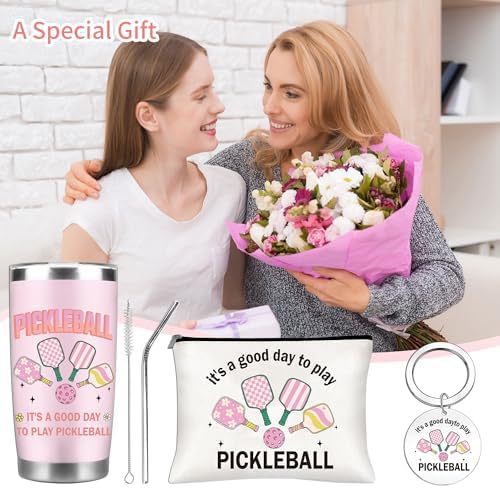 Pickleball Gifts for Women, Travel Tumbler Gift Set for Pickleball Lovers - Image 6