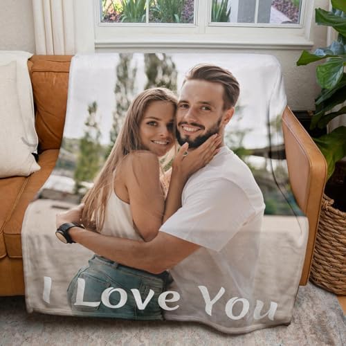 inkArts Custom Blankets with Photo, Personalized Blanket Using My Own Photo, Customized Blankets with Picture, Personalized Gifts for Women Men Baby Child - Image 3