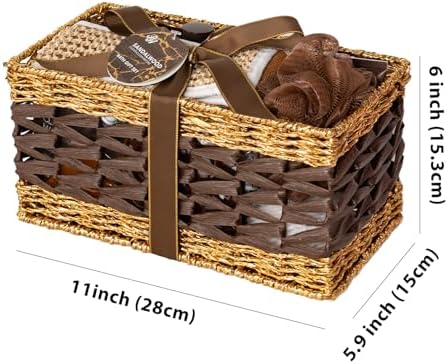 Gifts for Men, Sandalwood 32 Pcs Bath & Body Gifts Basket Set for Men - Image 5