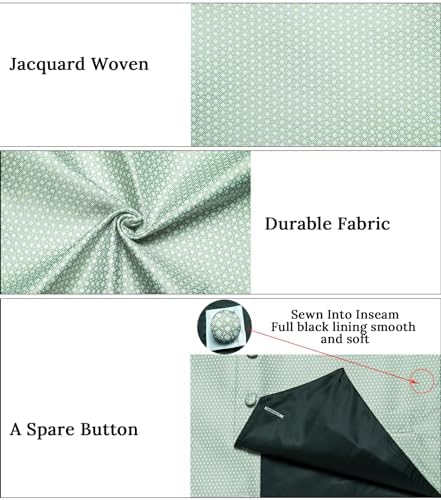 DiBanGu Mens Vest and Tie Set Formal Paisley Waistcoat and Necktie Pocket Square Cufflinks Silk Suit Vest for Tuxedo Wedding - Image 5