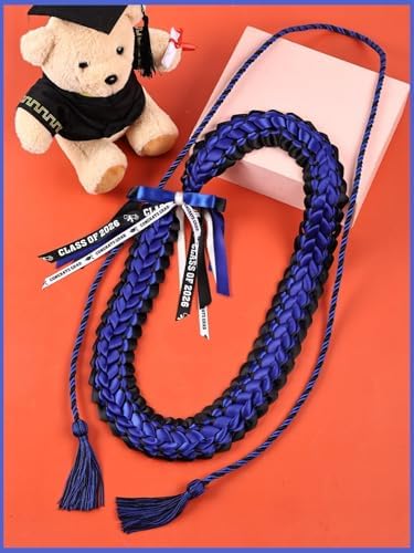 TFTAFAN Graduation Leis and Graduation Honor Cords Class of 2026 Graduation Ribbon Lei Graduation Necklace Braided Necklaces gift for Student Gifts Party Supplies - Image 4