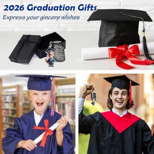 sewrung Class 2026 Graduation Gifts - Keychain for Her Girls Him Boys High School College Kindergarten Preschool - Image 6