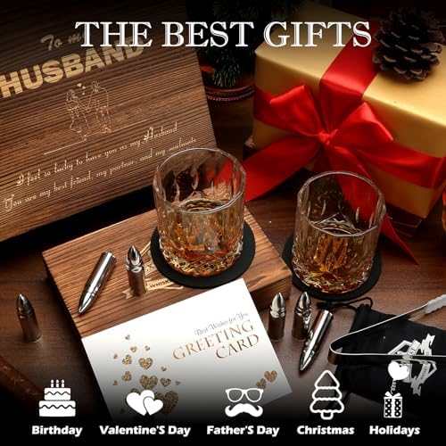 Whiskey Gifts for Men Husband, Anniversary Birthday Bourbon Gifts for Him - Image 5