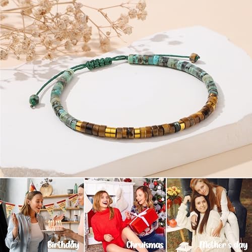 JoycuFF Morse Code Bracelets Christmas Birthday Gifts for Women Her - Image 7
