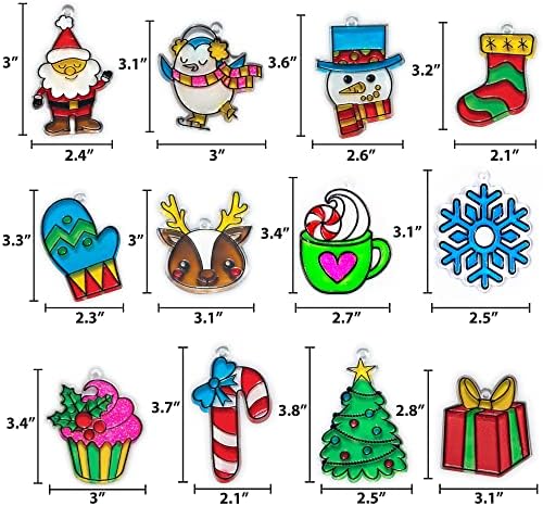 Made By Me Create Your Own Window Art Kit, Holiday Suncatchers - Image 4