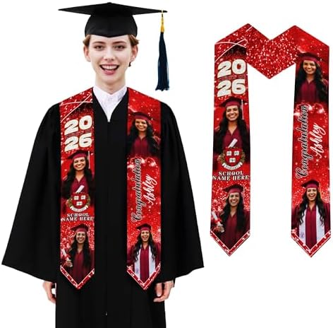 D-Story RN Graduation Stole Custom Nursing Stole Registered Nurse BSN MSN Graduation Sash Class of 2026 by Enjoy-yjl