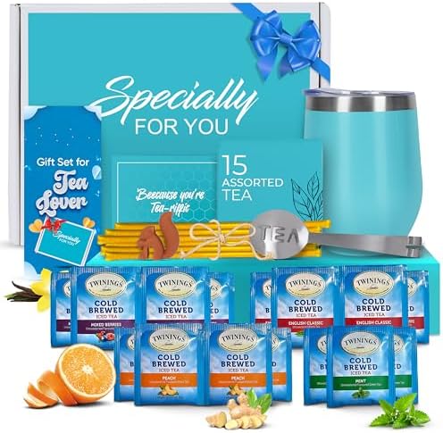 Refreshing Iced Tea Beverages - Fruit Flavored Tea in Peach, Berry, Mint, & Classic Brew - Convenient, Cool, Hydrating, and Delicious Iced Drinks, Ready-to-Enjoy, Great for Summer and Every Occasion by ModernElegance