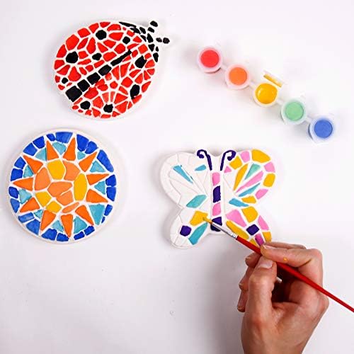 Creative Roots Paint Your Own Stepping Stones, Mini Butterfly, Ladybug, Sun - Image 5