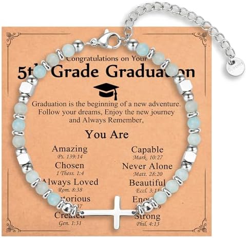 Religious Cross Bracelet for Women Girls, Christian Gifts by IKIATY
