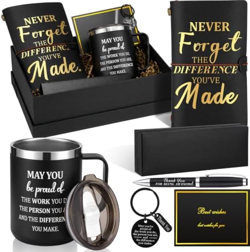 Shellwei 6 Pcs May You Be Proud Double Wall Mug Black Gift Set by Shellwei