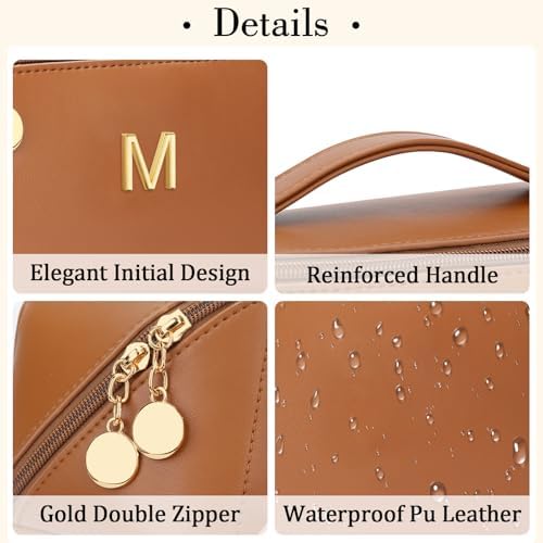 Initial Makeup Bag Personalized Gift for Women Teen Girls - Image 4