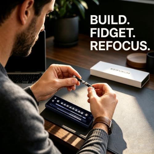 Fidget Gel Pens Gifts for Men - Stocking Stuffers for Men & Teen Boys, Fun Christmas White Elephant Secret Santa Gift Ideas for Him, Cool Novelty Birthday Gadget, Unique Valentines Day Gifts for Guys - Image 5