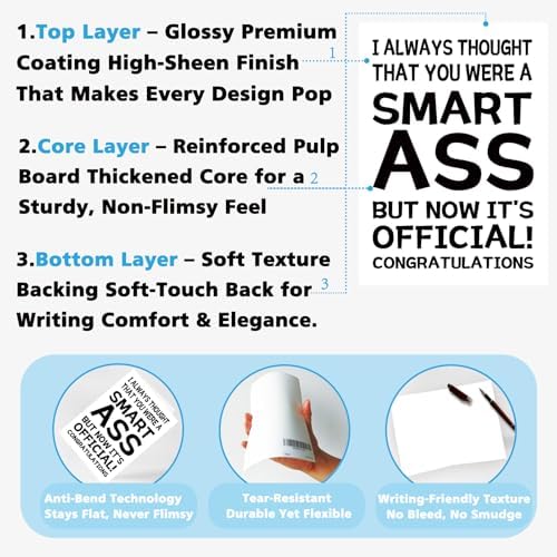Funny Graduation Card Gift for Him Her, High School & College Graduation Card, Congratulations Card for Men Women - Image 5