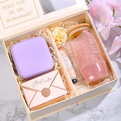 AYGXU Travel Jewelry Box for Women and Girls - Small Case With Initial A-Z - Teacher Gifts - Image 4