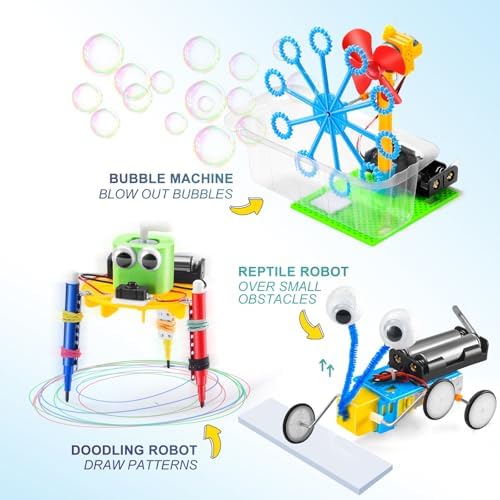 BeAndge Robotics STEM Kits for Kids Science Robot Building Crafts Age 8-12 - Image 2