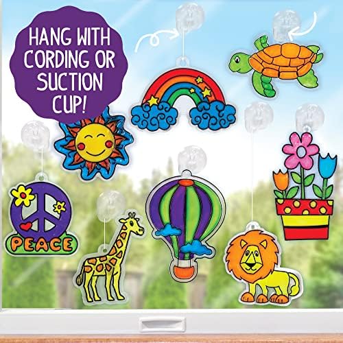 Made By Me Create Your Own Window Art Kit, Suncatchers, Makes 20+ Projects - Image 3