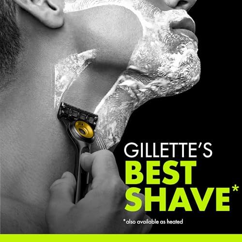 Gillette Labs Special NFL Packers Edition Shaving Razor for Men - 1 Handle, 4 Razor Blade Refills & Magnetic Stand, GilletteLabs with Exfoliating Bar - Image 5