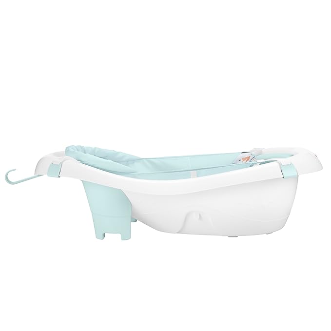 Fisher-Price™ Baby to Toddler Bath 4-in-1 Sling 'N Seat Tub with Removable Infant Support and 2 Toys, Pacific Pebble